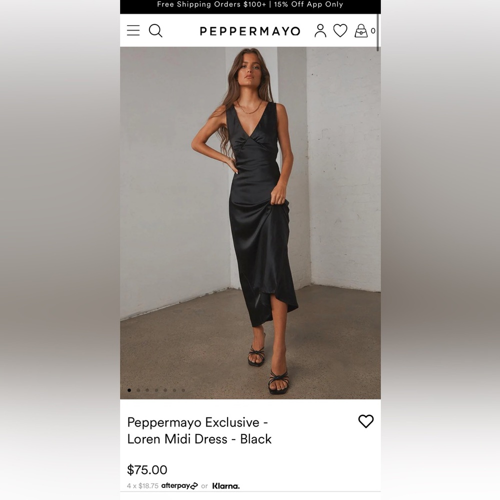 Peppermayo Loren Midi Dress